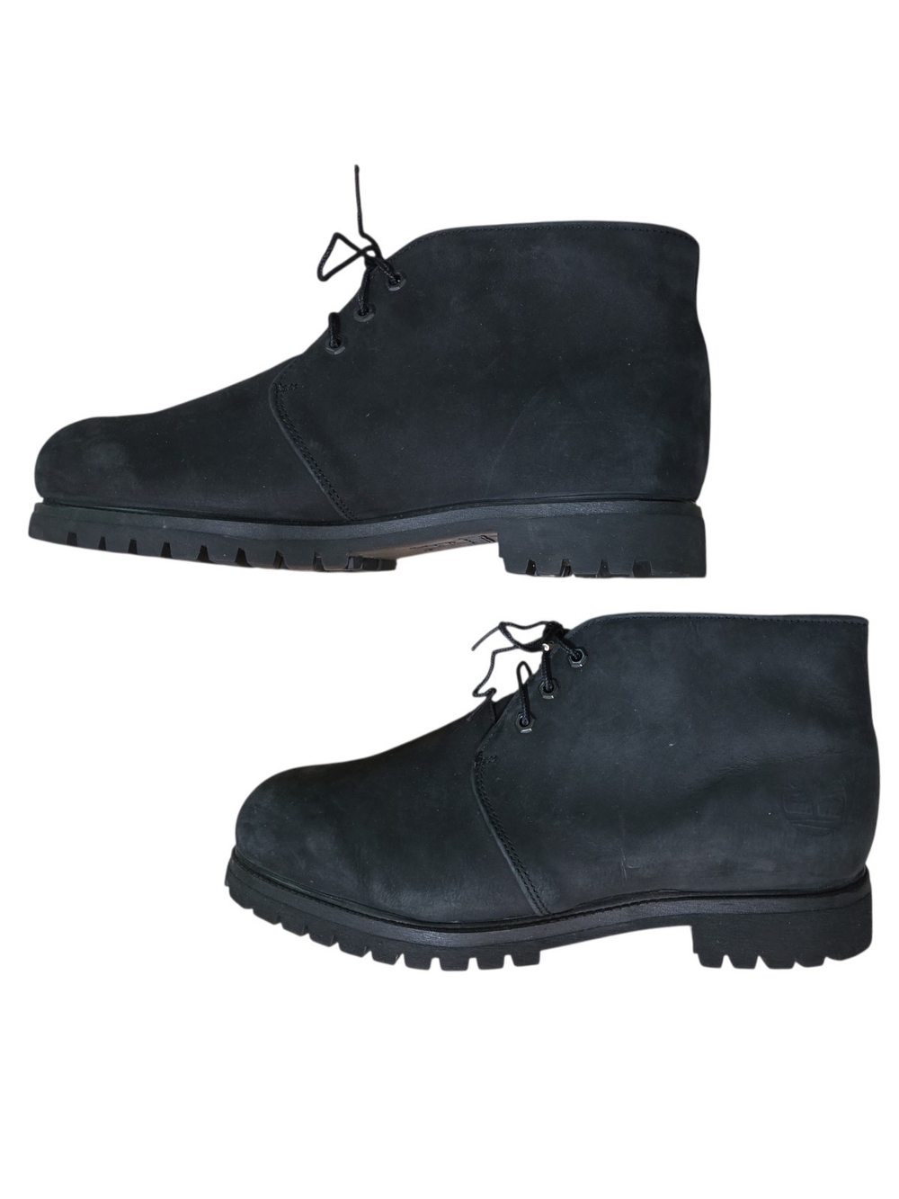 Timberland Mens Black Chukka Boot with Lug Sole Size 13W - Picture 3 of 12